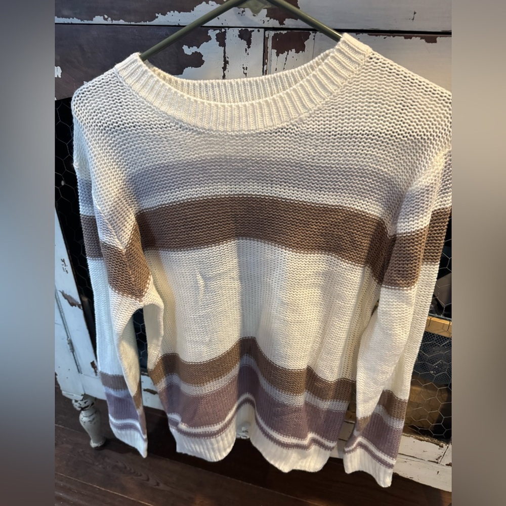 Striped Knitted Sweater